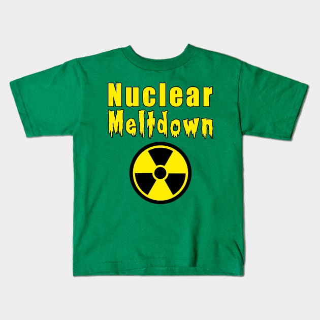 nuclear meltdown Kids T-Shirt by Mamon